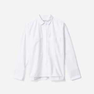 Everlane - Boxy Oxford Organic Cotton Button Down Shirt - Size S